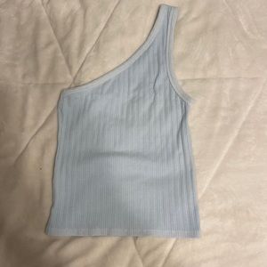 American Eagle Light Blue One Strap Tank